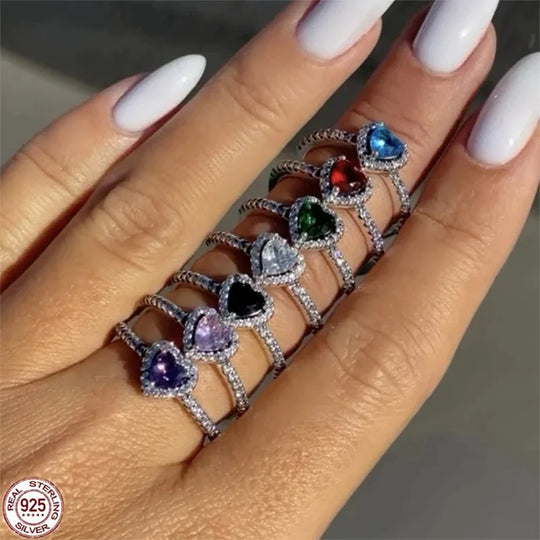 Heidi-Mode | Herzförmiger Verlobungsring