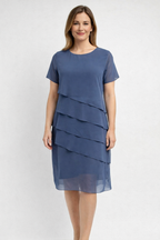 Hannah - Elegantes Schlankmachendes Kleid