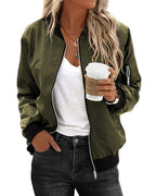 Heidi-Mode | Klassische Bomberjacke mit Taschen für Frauen