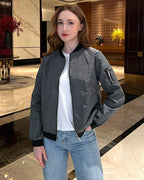 Heidi-Mode | Klassische Bomberjacke mit Taschen für Frauen