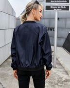 Heidi-Mode | Klassische Bomberjacke mit Taschen für Frauen