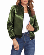 Heidi-Mode | Klassische Bomberjacke mit Taschen für Frauen