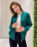 Heidi-Mode | Klassische Bomberjacke mit Taschen für Frauen