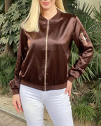 Heidi-Mode | Klassische Bomberjacke mit Taschen für Frauen