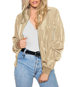 Heidi-Mode | Klassische Bomberjacke mit Taschen für Frauen