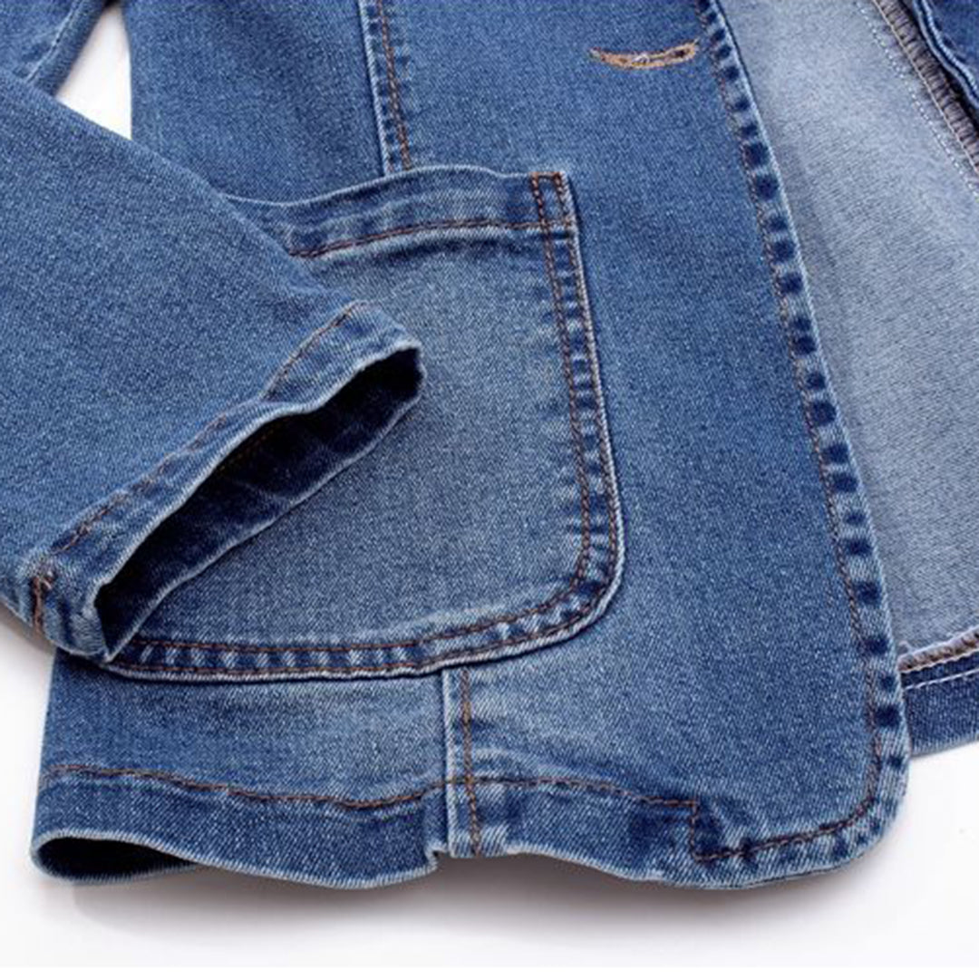 Heidi-Mode | Stilvolle Und Warme Denim Blazer Für Damen