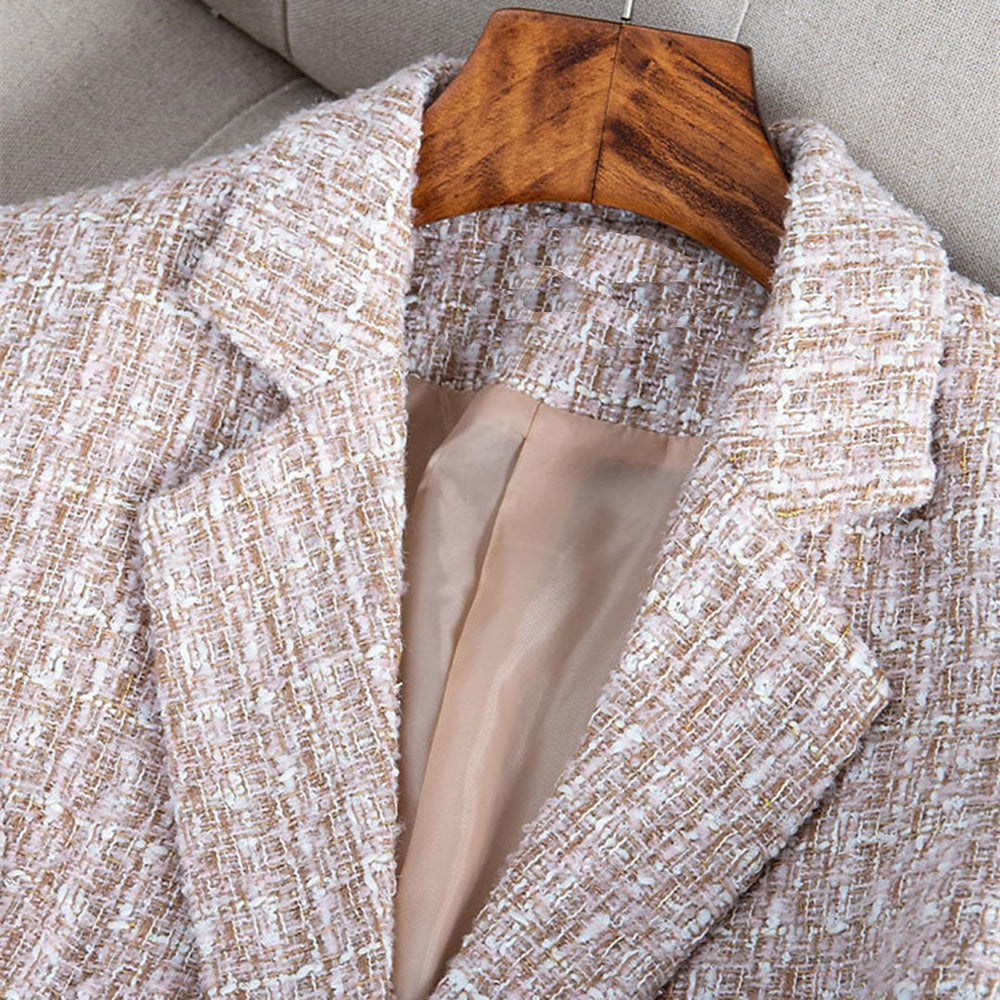 Heidi-Mode - Eleganter tweed blazer