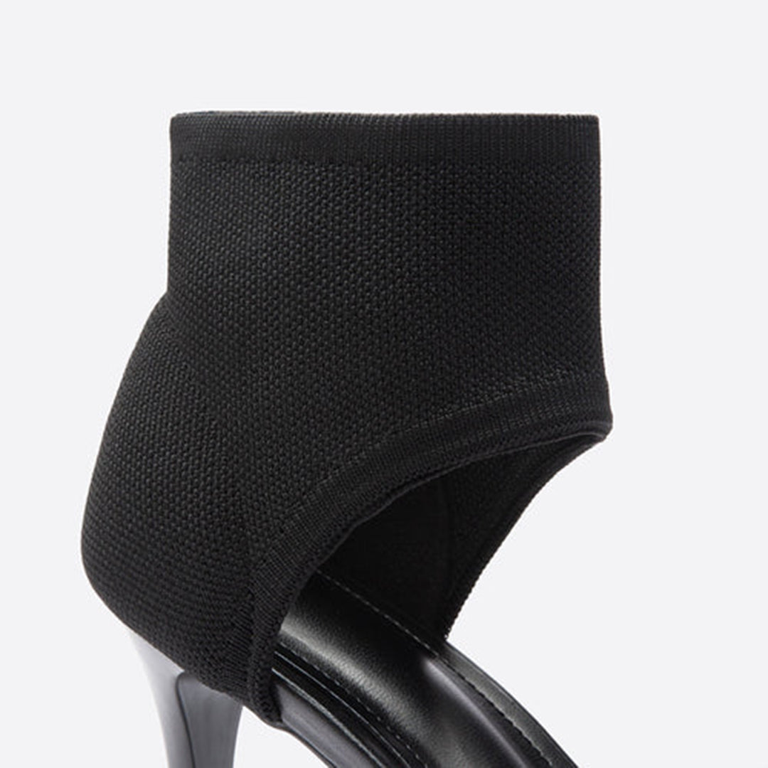 Damen Peep-Toe Sandalen mit Stilettoabsatz