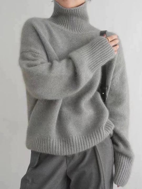 Bequemer Pullover mit vollen Ärmeln