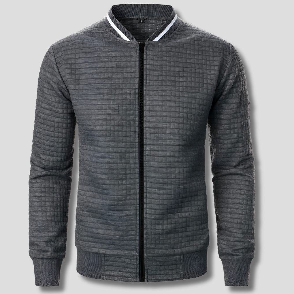 Heidi-Mode | Bequemer und Warmer Herrenpullover mit Reißverschluss