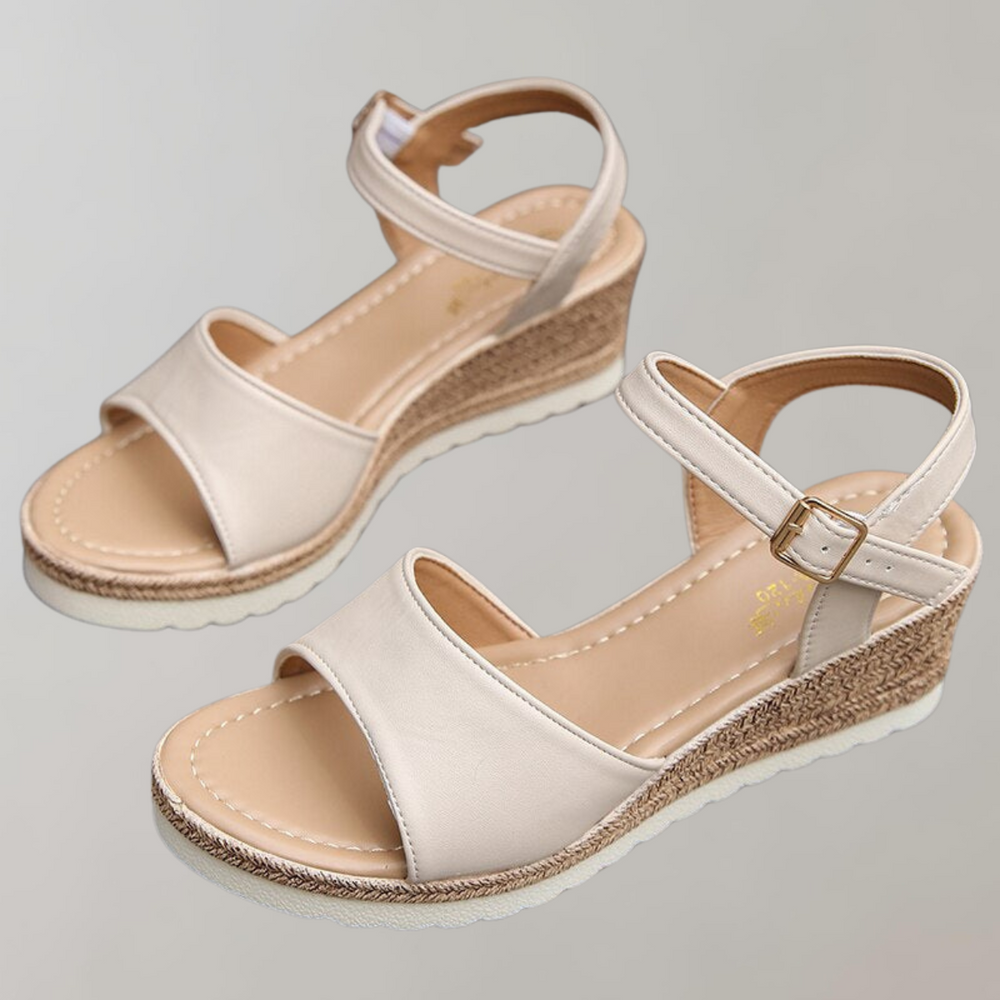 Heidi-Mode | Orthopädische Sandalen Damen Bequeme Sandalen mit Plateau