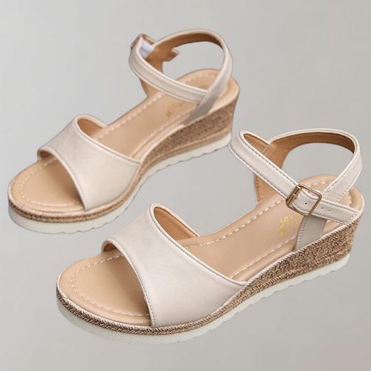 Heidi-Mode | Orthopädische Sandalen Damen Bequeme Sandalen mit Plateau