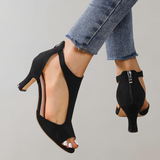 Heidi-Mode | Orthopädische Sandalen mit Absatz Sandalen mit Pantolette Damen