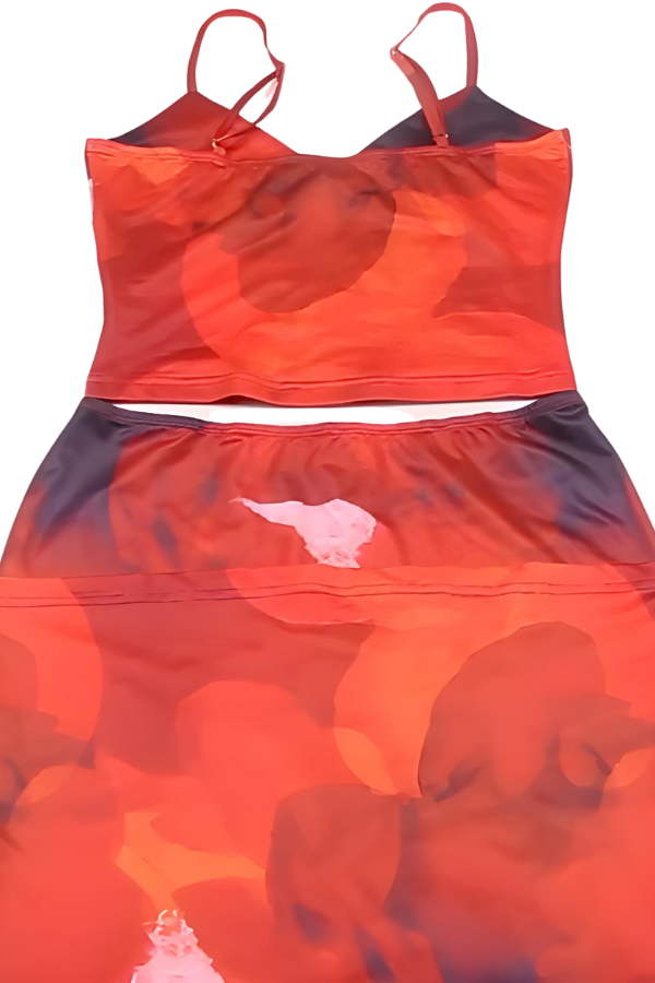 Heidi-Mode | Floral Maxi Skirt & Top Set