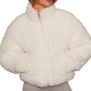 Heidi-Mode | Kuschelige Teddy Jacke Damen