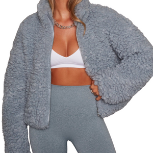 Heidi-Mode | Kuschelige Teddy Jacke Damen