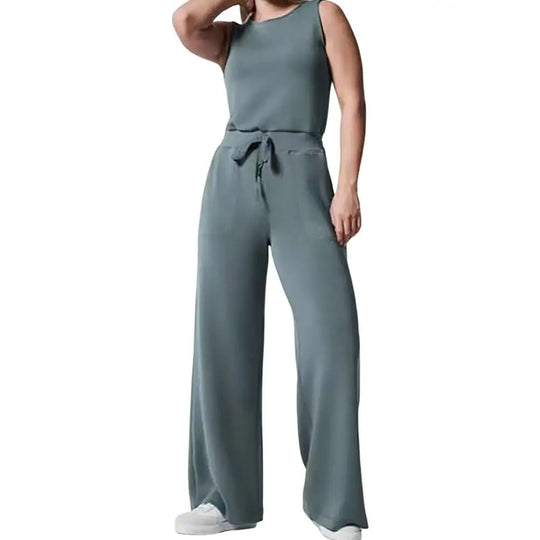 Heidi-Mode | Ärmelloser Luxus Damen Jumpsuit