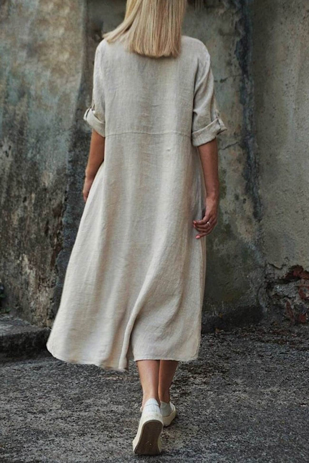 Heidi-Mode | Unregelmäßiges Hemdkleid