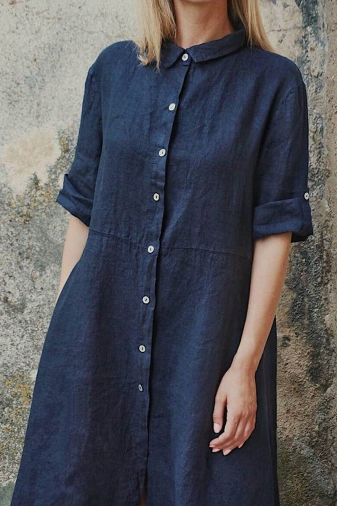 Heidi-Mode | Unregelmäßiges Hemdkleid