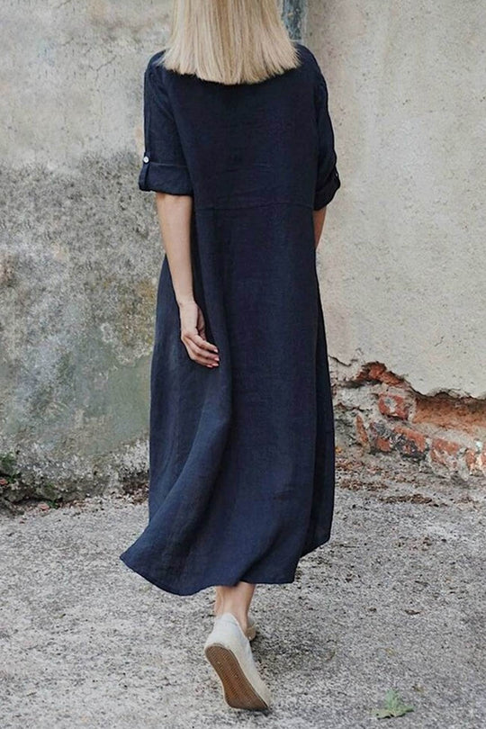 Heidi-Mode | Unregelmäßiges Hemdkleid