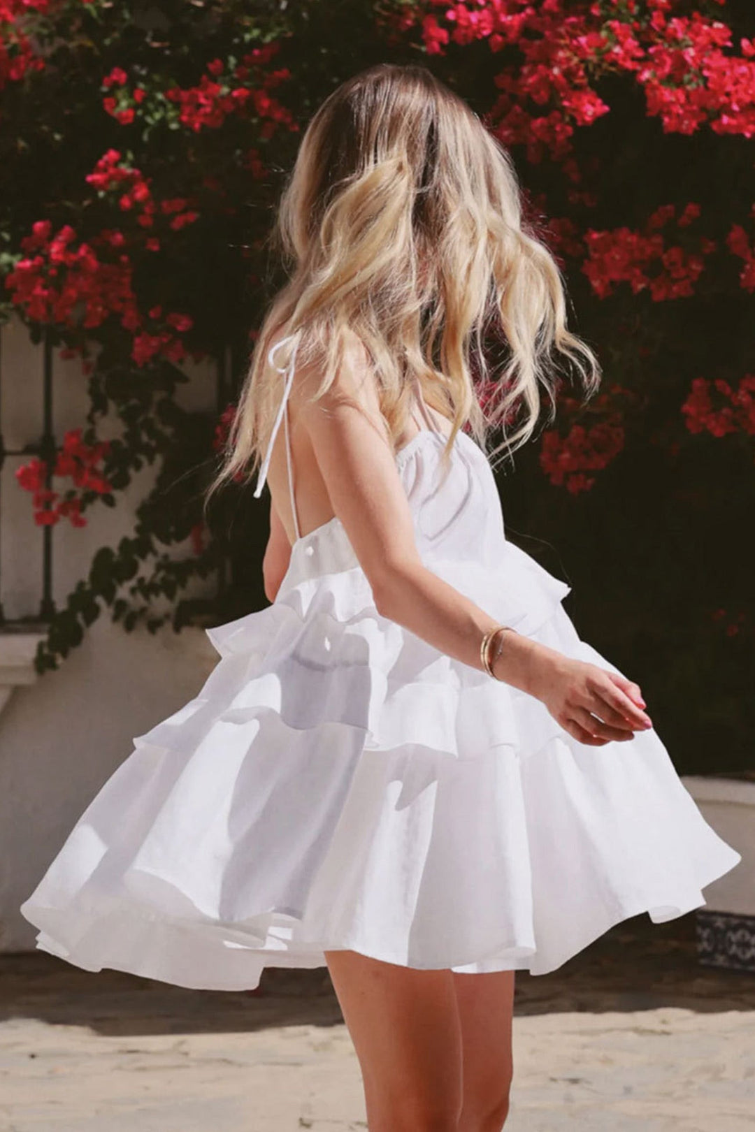 Heidi-Mode | Bindeband Lagen-Cami Babydoll Kleid