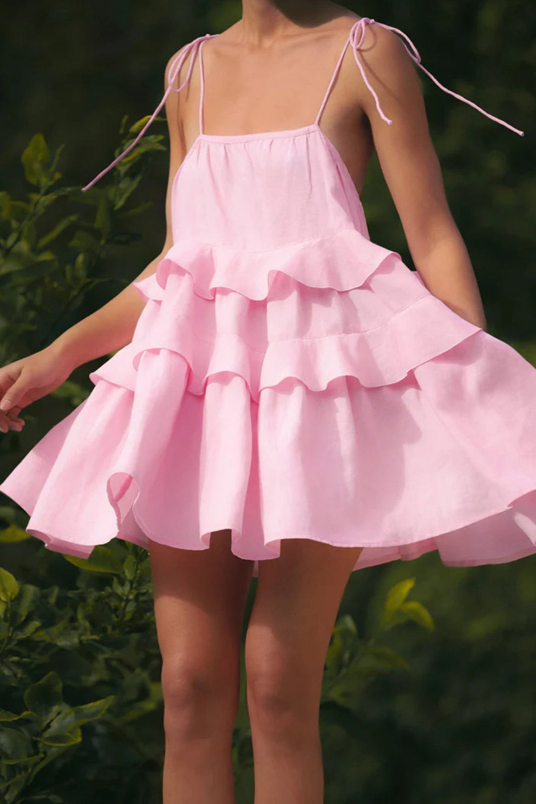 Heidi-Mode | Bindeband Lagen-Cami Babydoll Kleid