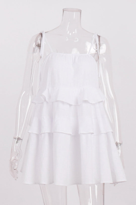 Heidi-Mode | Bindeband Lagen-Cami Babydoll Kleid