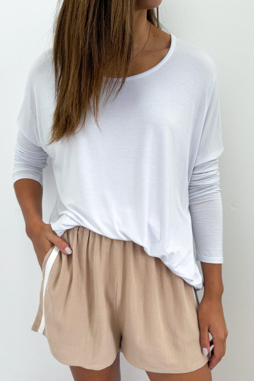 Heidi-Mode | Lockere Leinen Shorts für Damen