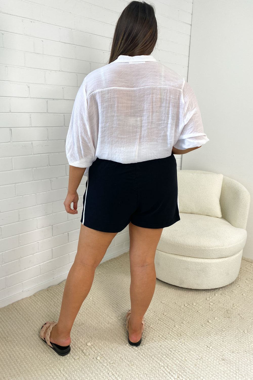 Heidi-Mode | Lockere Leinen Shorts für Damen
