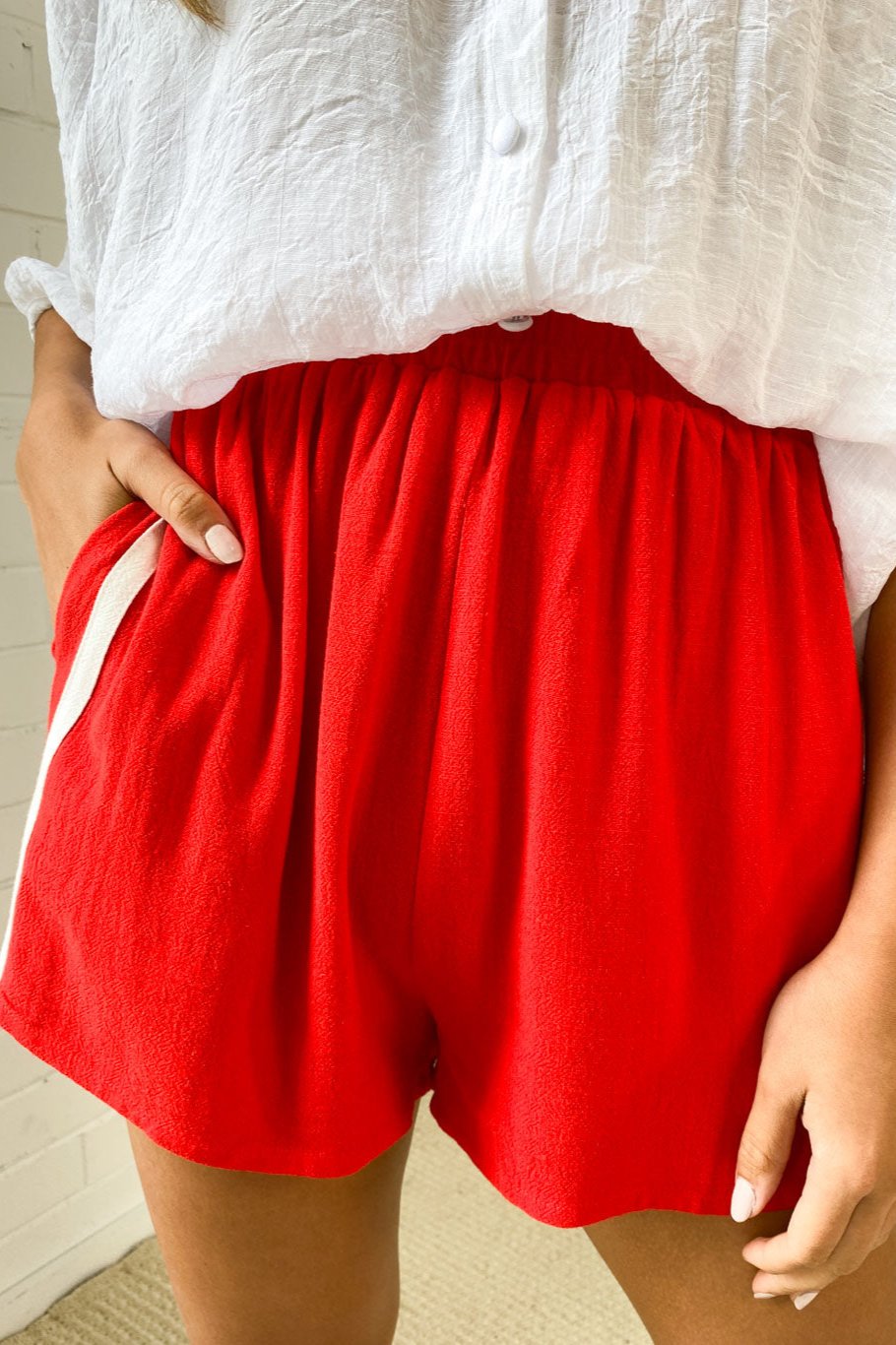 Heidi-Mode | Lockere Leinen Shorts für Damen
