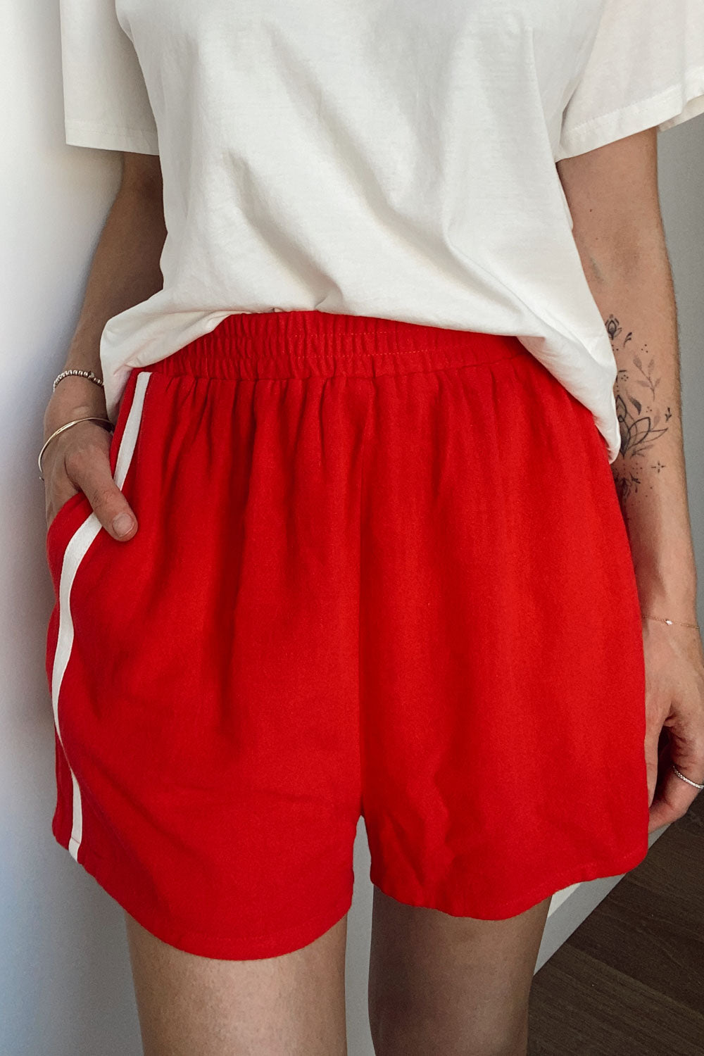 Heidi-Mode | Lockere Leinen Shorts für Damen