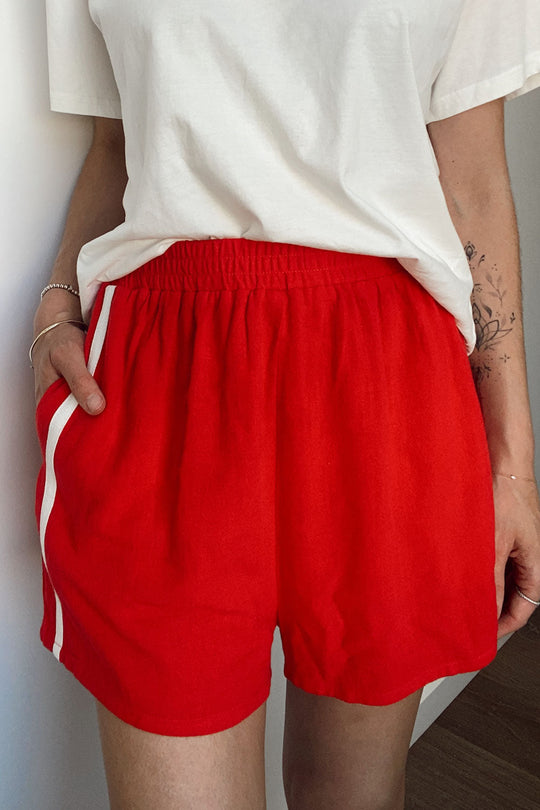 Heidi-Mode | Lockere Leinen Shorts für Damen