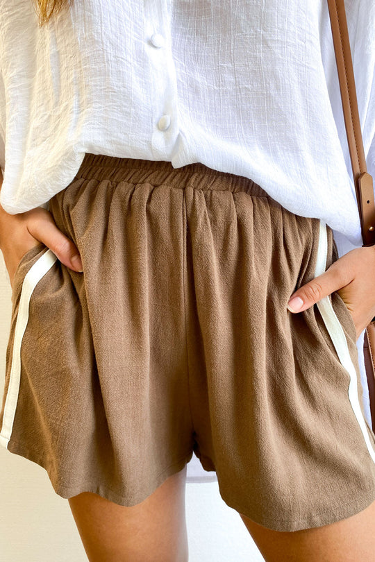 Heidi-Mode | Lockere Leinen Shorts für Damen