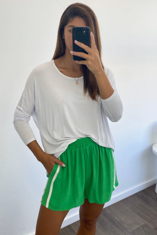 Heidi-Mode | Lockere Leinen Shorts für Damen