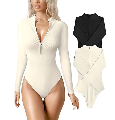 Zip-Up Body Suit