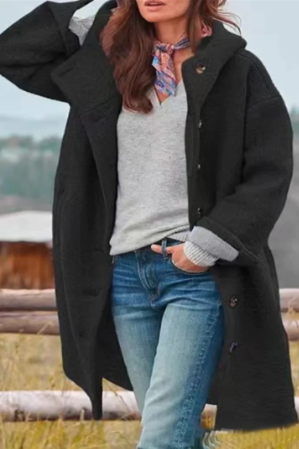 Heidi-Mode | Eleganter Einfarbiger Mantel