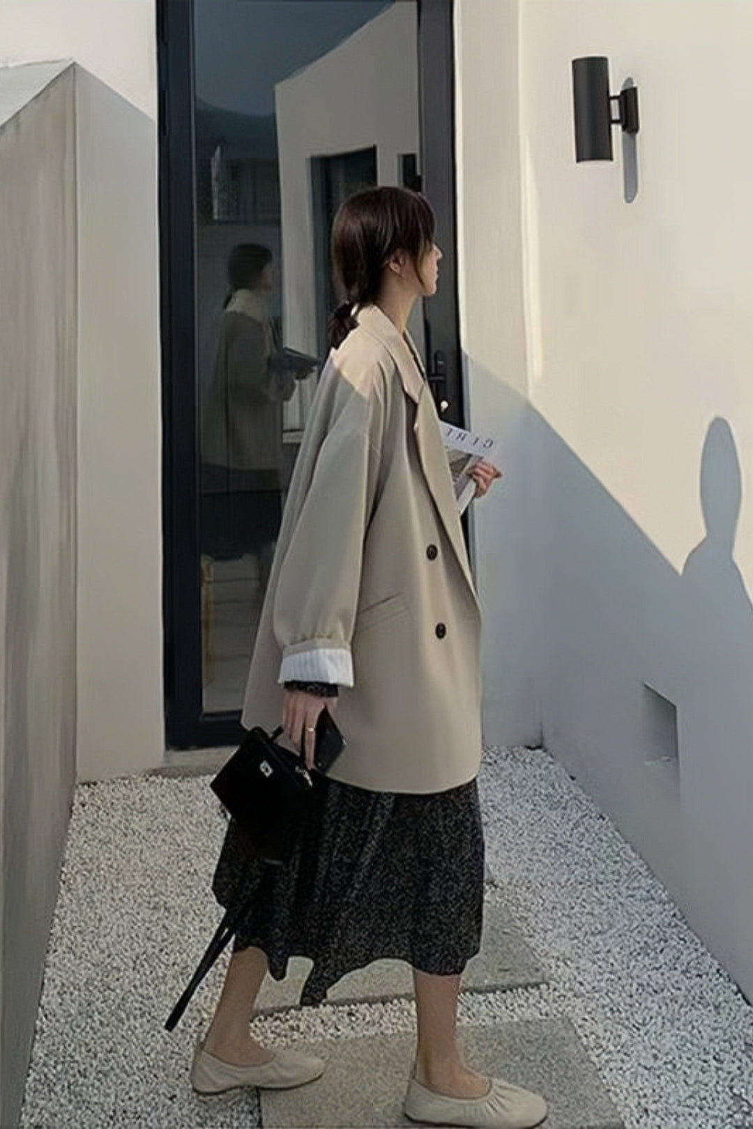 Heidi-Mode | Koreanische Version Lockerer Mantel