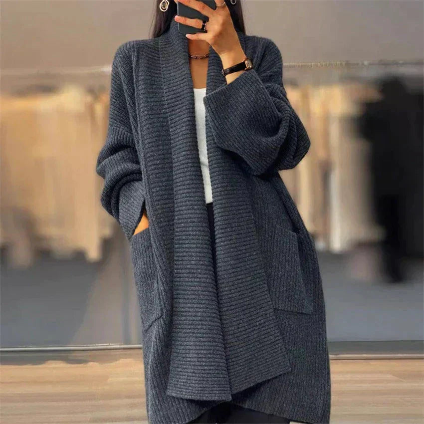 Heidi-Mode | Langer Strickmantel für Damen