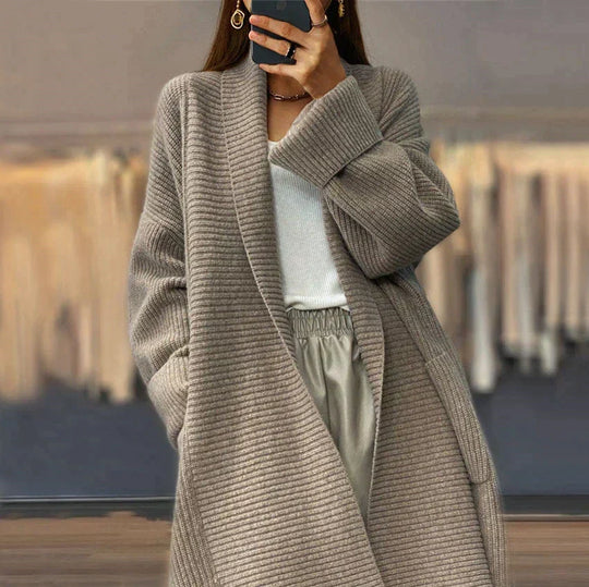 Heidi-Mode | Langer Strickmantel für Damen