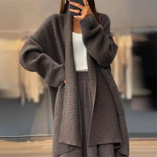 Heidi-Mode | Langer Strickmantel für Damen