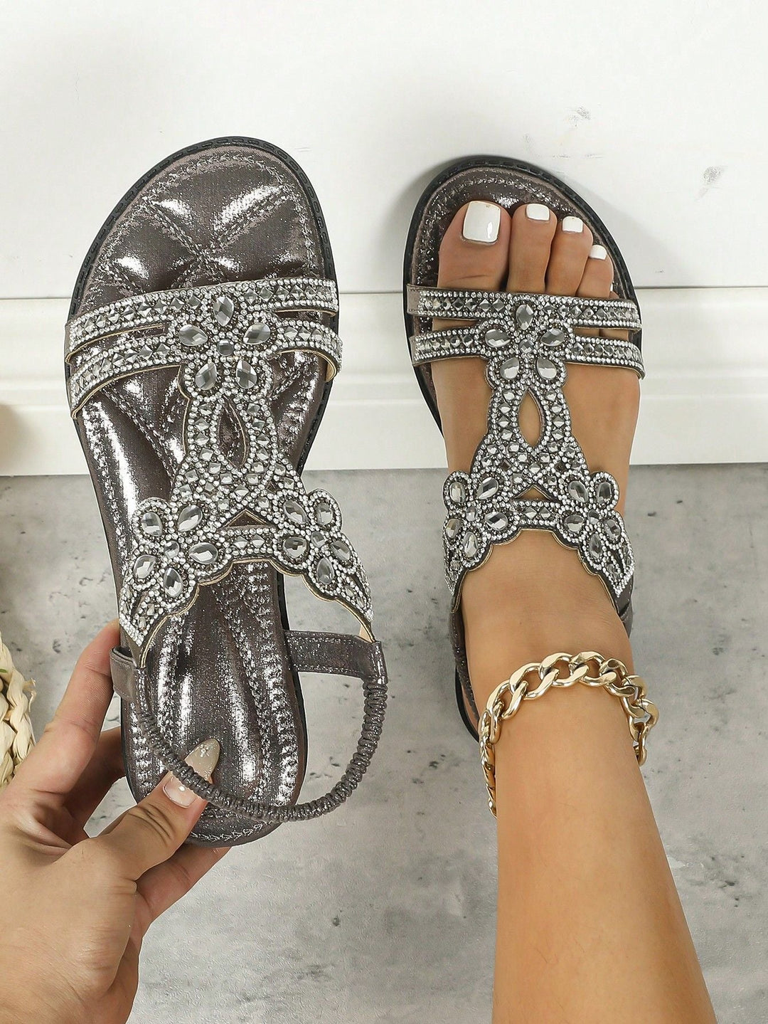 Orthopädische Boho-Sandalen
