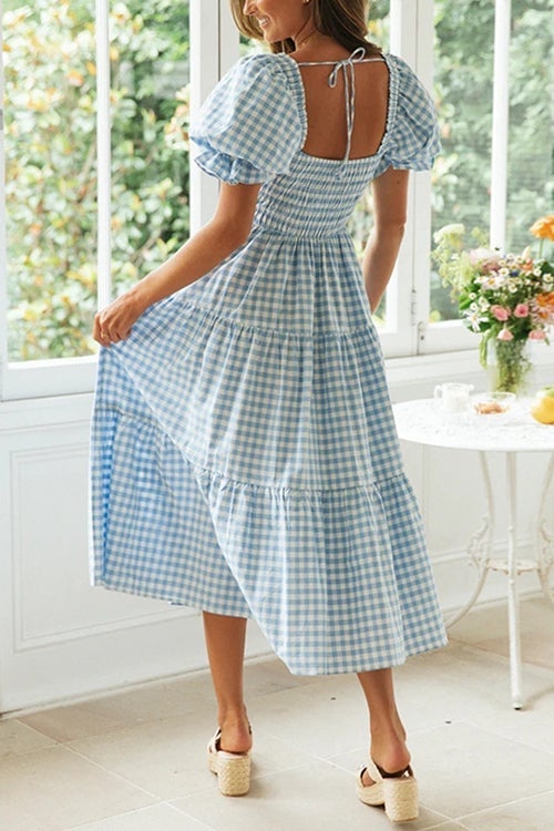 Heidi-Mode | Karierter Kleid für Frauen Sophie
