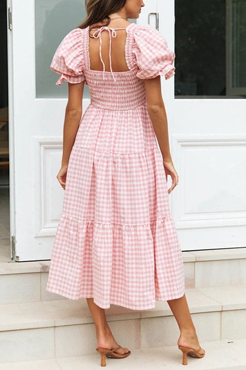 Heidi-Mode | Karierter Kleid für Frauen Sophie