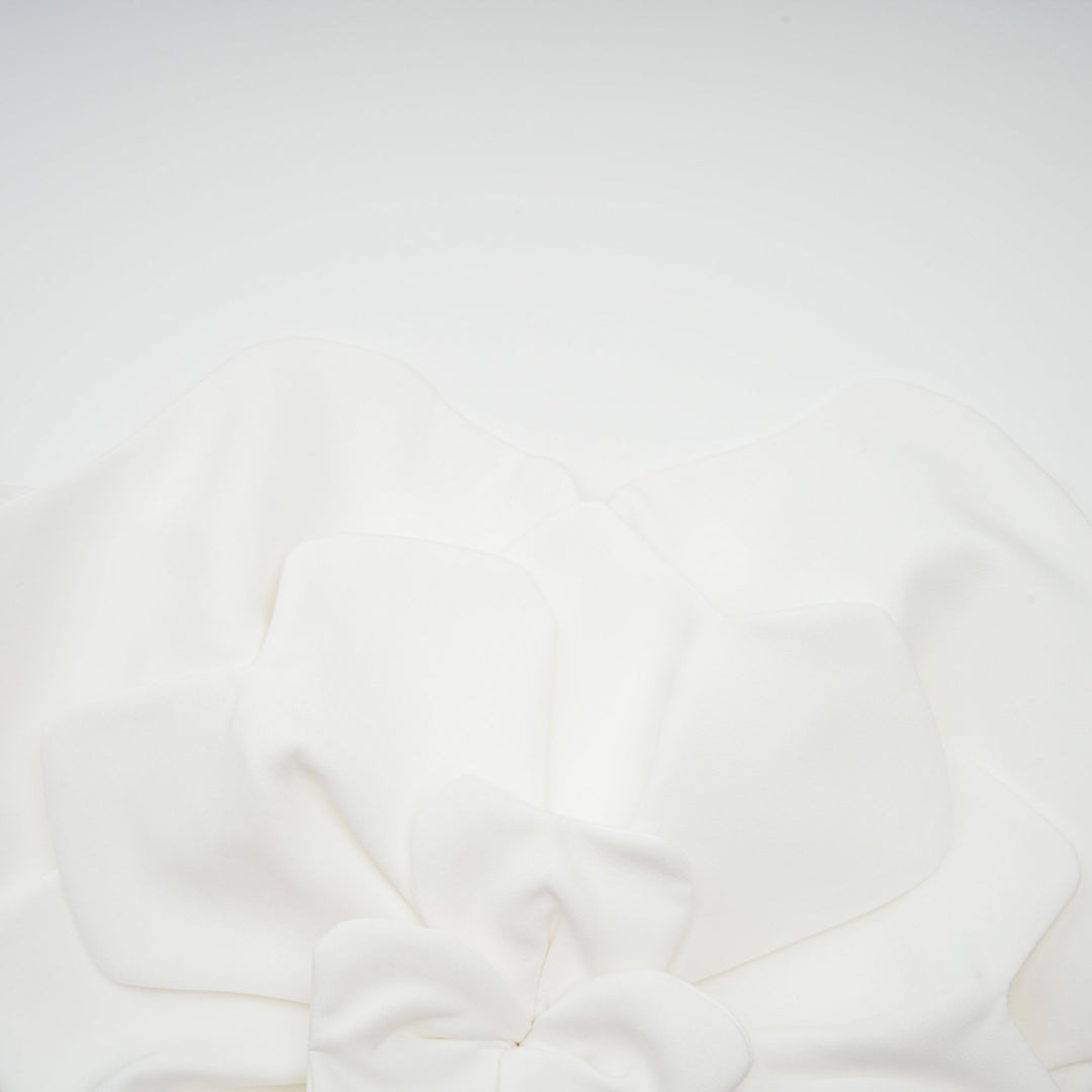 Heidi-Mode | Weiß Blumen Off Shoulder Top