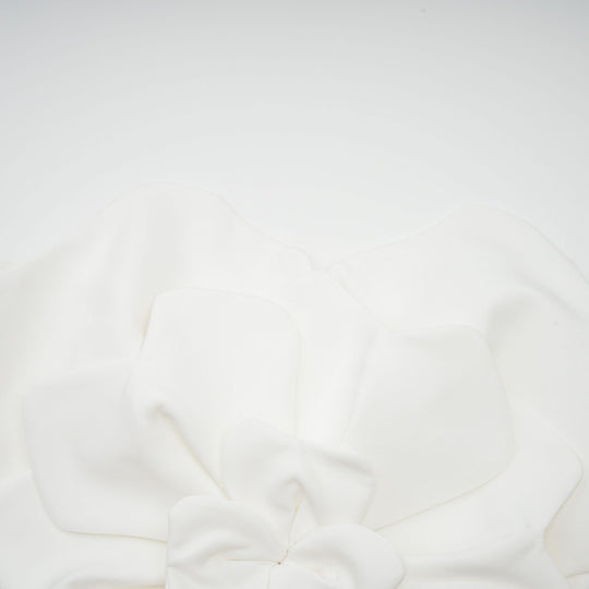 Heidi-Mode | Weiß Blumen Off Shoulder Top