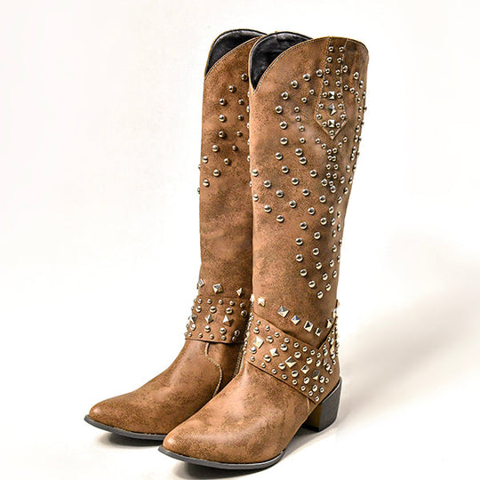 Heidi-Mode | Cowboystiefel mit Absätzen