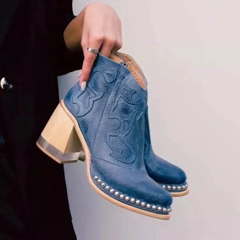 Heidi-Mode | Norwich Bestickte Lederstiefel