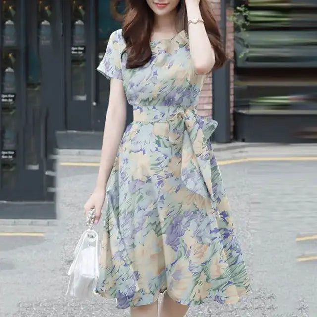 Bohemien Bloemenprint Jurk