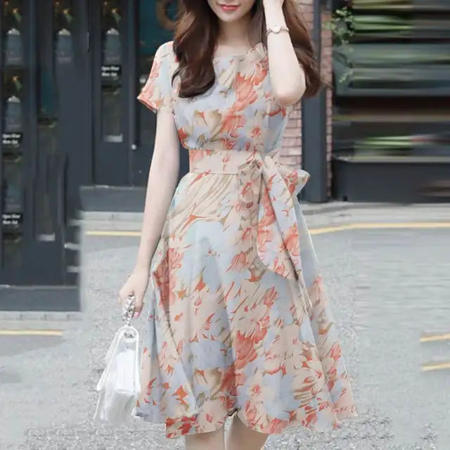 Bohemien Bloemenprint Jurk