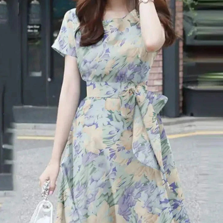 Bohemien Bloemenprint Jurk